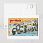 Greetings uit Virginia Briefkaart (Voorkant / Achterkant)