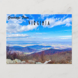 Greetings uit Virginia Briefkaart