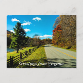 Greetings uit Virginia Briefkaart 3