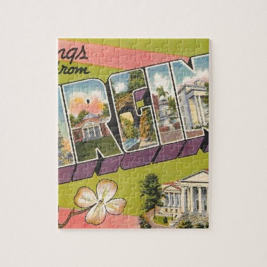 Greetings uit Virginia Legpuzzel (Verticaal)