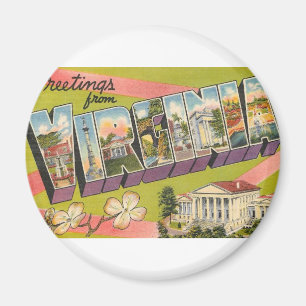 Greetings uit Virginia Magneet