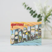 Greetings uit Virginia VA USA Briefkaart (Staand voorkant)