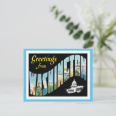 Greetings uit Washington D.C. Briefkaart (Staand voorkant)