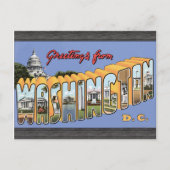 Greetings uit Washington D.C.,  Briefkaart (Voorkant)