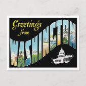 Greetings uit Washington D.C. Briefkaart (Voorkant)