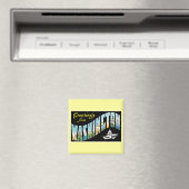 Greetings uit Washington D.C.! Post Kaart Magneet (Insitu (Vaatwasser))