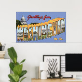 Greetings uit Washington D.C.,  Poster (Thuiskantoor)