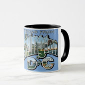 Greetings uit Washington D.C.!  postkaart Mok (Voorkant rechts)