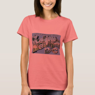 Greetings uit Washington D.C.!  postkaart T-shirt