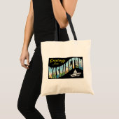 Greetings uit Washington D.C.! postkaart Tote Bag (Voorkant (product))