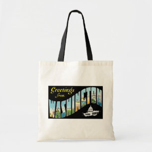 Greetings uit Washington D.C.!   postkaart Tote Bag
