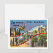 Greetings uit White Mountains, New Hampshire Briefkaart (Voorkant / Achterkant)