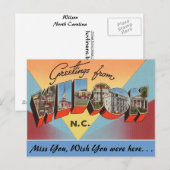 Greetings uit Wilson Briefkaart (Voorkant / Achterkant)