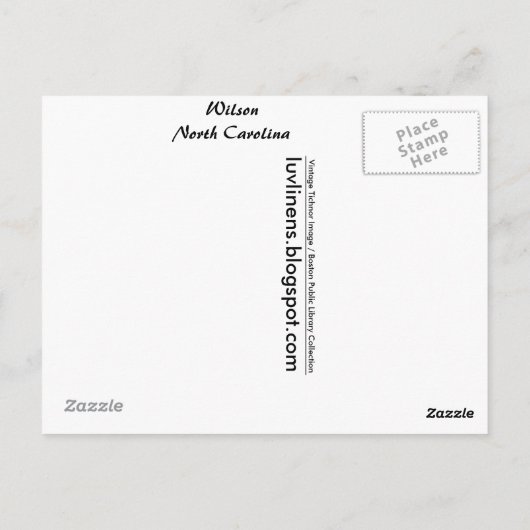 Greetings uit Wilson Briefkaart (Achterkant)