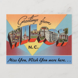 Greetings uit Wilson Briefkaart