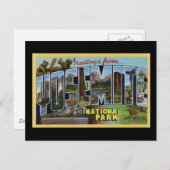 Greetings uit Yosemite National Park Briefkaart (Voorkant / Achterkant)