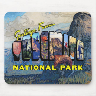 Greetings uit Yosemite National Park Muismat
