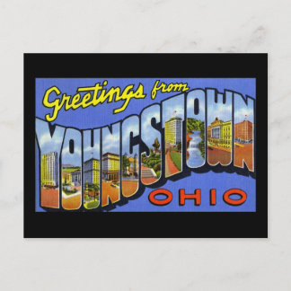 Greetings uit Youngstown Ohio Briefkaart