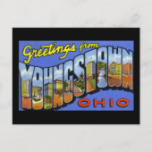 Greetings uit Youngstown Ohio Briefkaart (Voorkant)