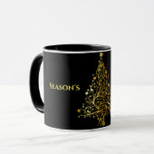 Greetings van Black and Gold Season Mok (Voorkant links)