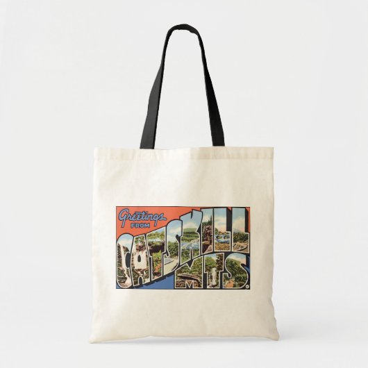 Greetings van Catskills Mts,  Tote Bag (Voorkant)