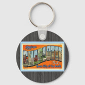 Greetings van Charlotte N.C. ,  Sleutelhanger (Voorkant)