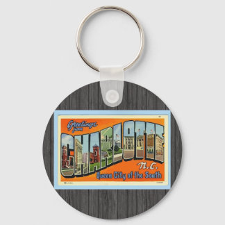 Greetings van Charlotte N.C. , Sleutelhanger
