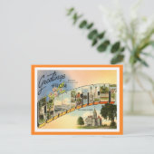 Greetings van Connecticut Briefkaart (Staand voorkant)