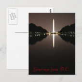 Greetings van D.C. Briefkaart (Voorkant / Achterkant)
