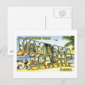 Greetings van Daytona Beach, FL Briefkaart (Voorkant / Achterkant)