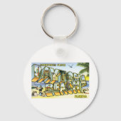 Greetings van Daytona Beach, FL Sleutelhanger (Voorkant)