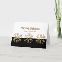 Greetings van het bedrijf Black White en Gold Seas