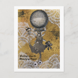 Greetings van het Ministerie van Reis Briefkaart