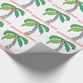 Greetings van het tropische regenseizoen van de pa cadeaupapier (Hoek)