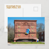 Greetings van High Point, NC! Briefkaart (Voorkant / Achterkant)