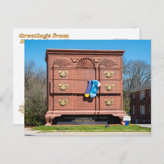 Greetings van High Point, NC! Briefkaart (Voorkant / Achterkant)