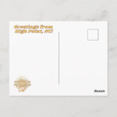 Greetings van High Point, NC! Briefkaart (Achterkant)
