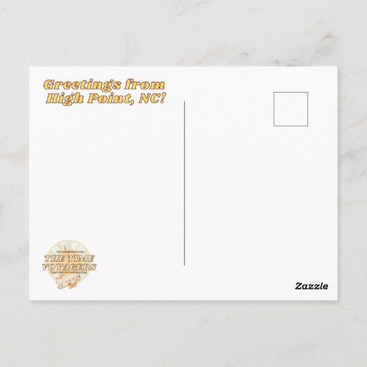 Greetings van High Point, NC! Briefkaart (Achterkant)