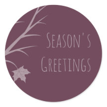 Greetings van Plum Winter Season