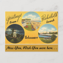 Greetings van Rehoboth Beach Briefkaart