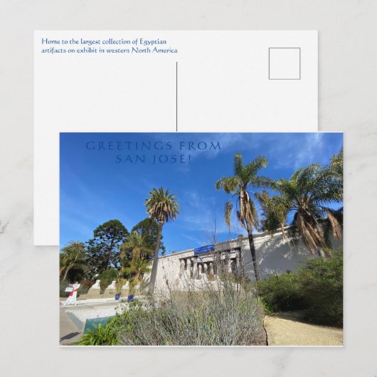 GREETINGS VAN SAN JOSE! BRIEFKAART (Voorkant / Achterkant)