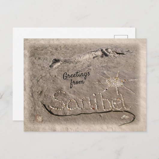 Greetings van Sanibel Briefkaart (Voorkant / Achterkant)