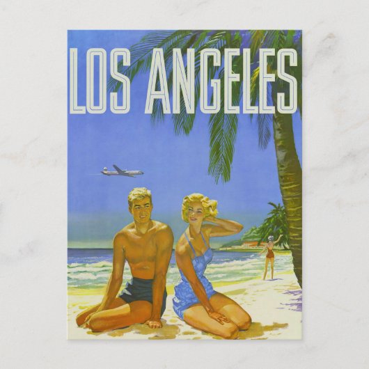 Greetings van Sunny Los Angeles Briefkaart (Voorkant)