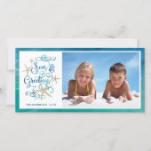 Greetings van Tropische SEAsons | Waterverf van St Feestdagenkaart (Voorkant)