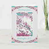 Greetings - Washington D.C. - Cherry Blossom nr. 1 Kaart (Voorkant)