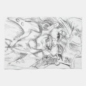 Greetin's Matey. Theedoek (Horizontaal)