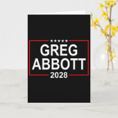 Greg Abbott 2028 Presidential Election July 4th Re Kaart (Gele Bloem)