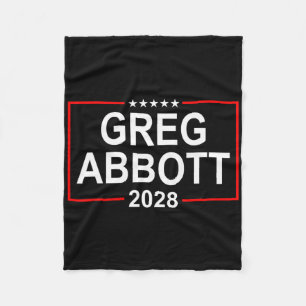 Greg Abbott 2028 presidentsverkiezing 4 juli Re Fleece Deken