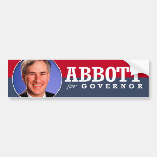 GREG ABBOTT CAMPAIGN BUMPERSTICKER