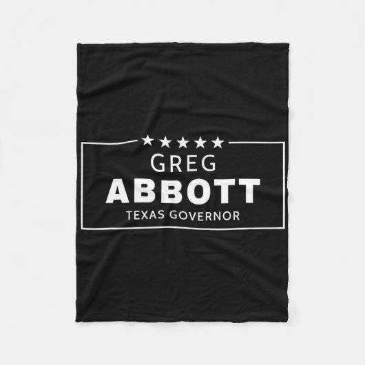 Greg Abbott Election Texas Governor Republican Red Fleece Deken (Voorkant)